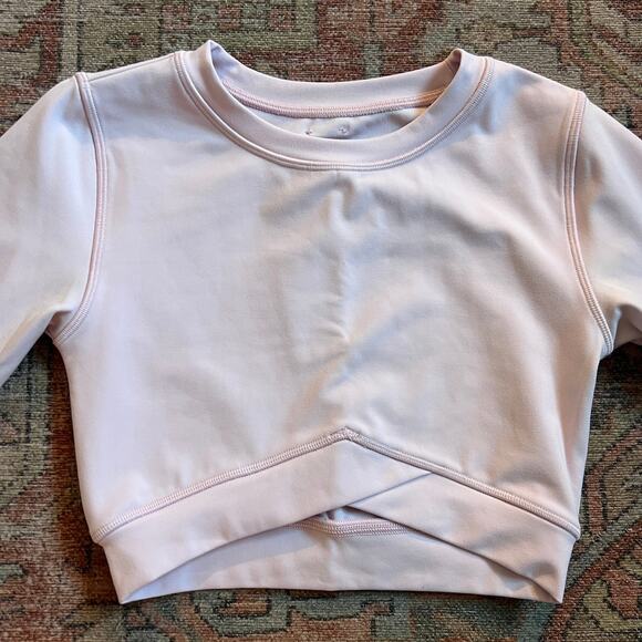 Like New L*Space Active Peony Aim High Crew Nexk Long Sleeve Crop Top - xs - Picture 6 of 8